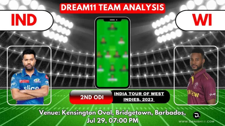 IND VS WI Dream11 Prediction Today Match Perfect Playing 11, Pitch Report, Injury Update, Dream11 Team Today, Fantasy Cricket Tips