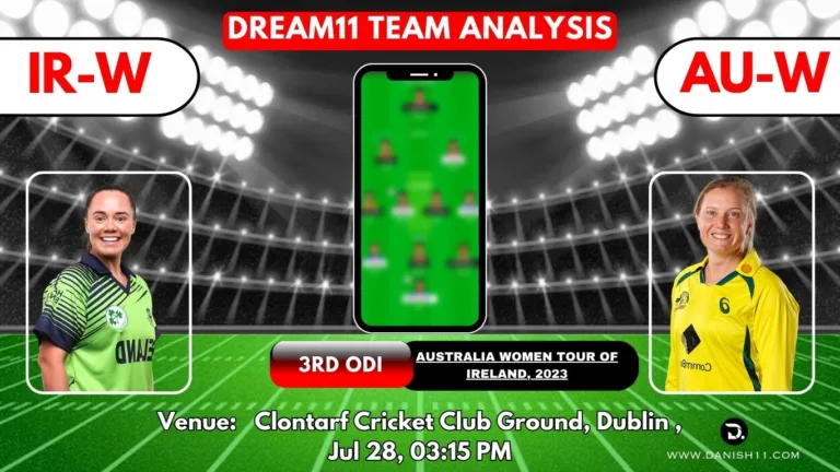 IR-W VS AU-W Dream 11 Prediction Today Match Perfect Playing 11, Pitch Report, Injury Update, Dream 11 Team Today, Fantasy Cricket Tips