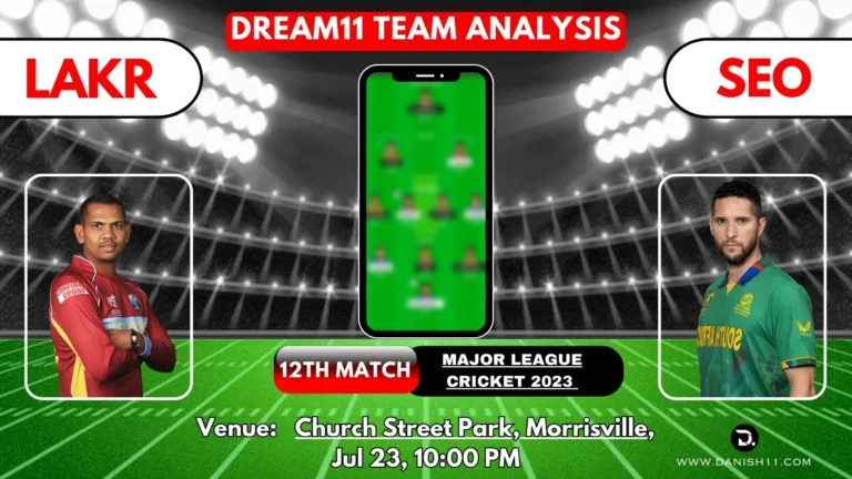 LAKR VS SEO Dream 11 Prediction Today Match Perfect Playing 11, Pitch Report, Injury Update, Dream 11 Team Today, Fantasy Cricket Tips
