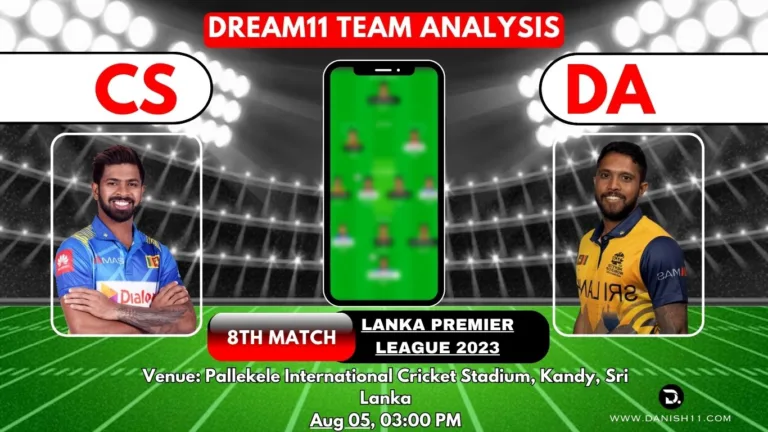CS VS DA Dream11 Prediction Today Match Perfect Playing 11, Pitch Report, Injury Update, Dream11 Team Today, Fantasy Cricket Tips