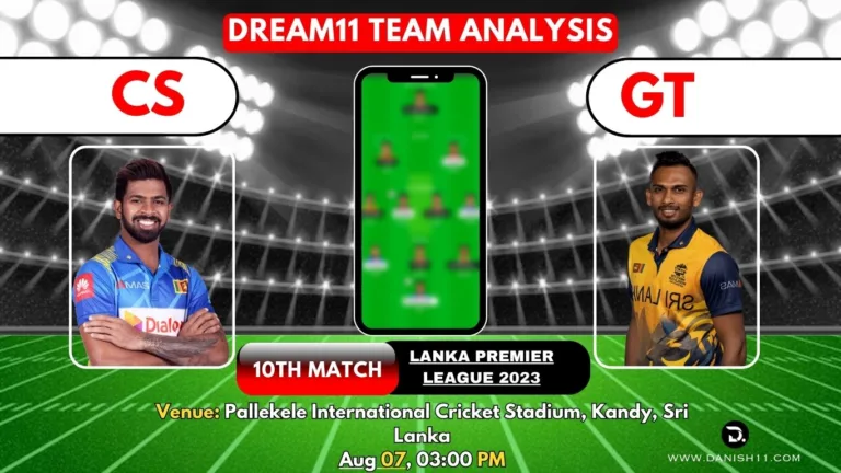 CS VS GT Dream11 Prediction Today Match Perfect Playing 11, Pitch Report, Injury Update, Dream11 Team Today, Fantasy Cricket Tips