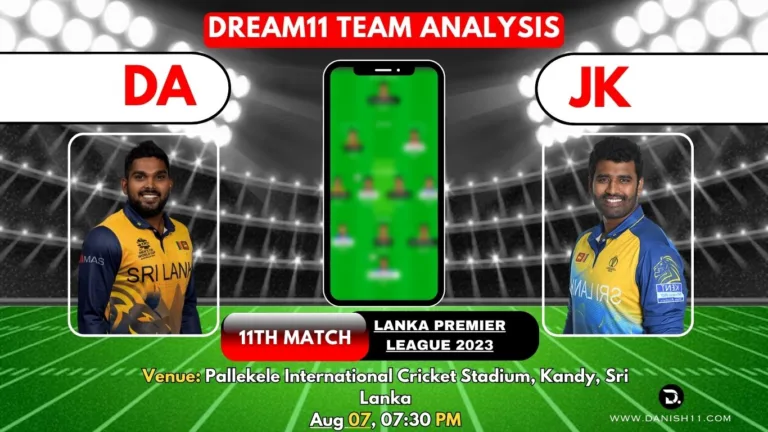 DA VS JK Dream11 Prediction Today Match Perfect Playing 11, Pitch Report, Injury Update, Dream11 Team Today, Fantasy Cricket Tips