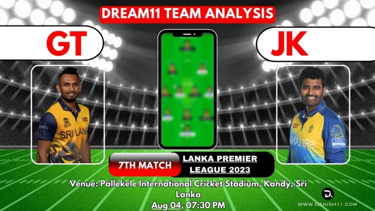 GT VS JK Dream11 Prediction Today Match Perfect Playing 11, Pitch Report, Injury Update, Dream11 Team Today, Fantasy Cricket Tips