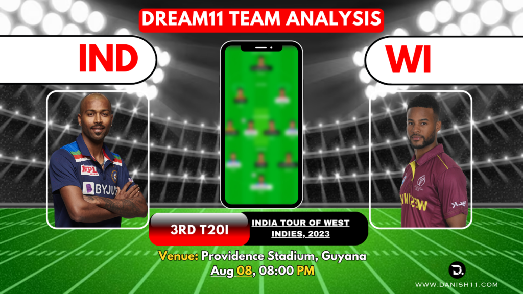 IND VS WI Dream11 Prediction Today Match