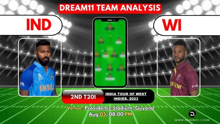 IND VS WI Dream11 Prediction Today Match, Perfect Playing 11, Pitch Report, Injury Update, ind vs wi Dream11 Team Today, Fantasy Cricket Tips, 2nd T20I