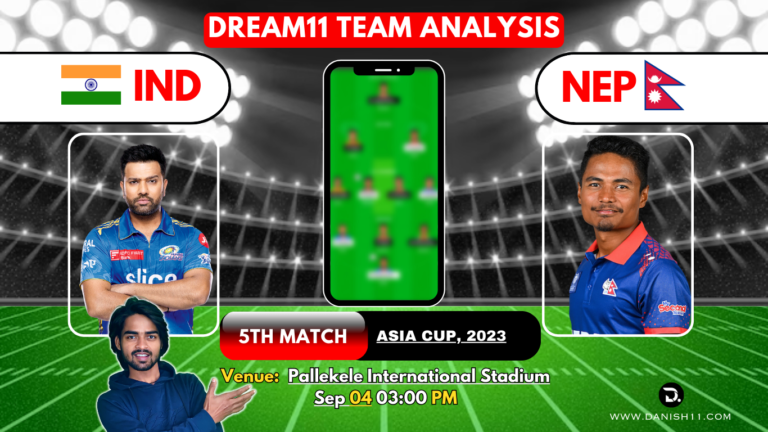 IND VS NEP Dream11 Prediction Today Match, Perfect Playing 11, Pitch Report, Injury Update, IND VS NEP Dream11 Team Today, Fantasy Cricket Tips, 5TH MATCH